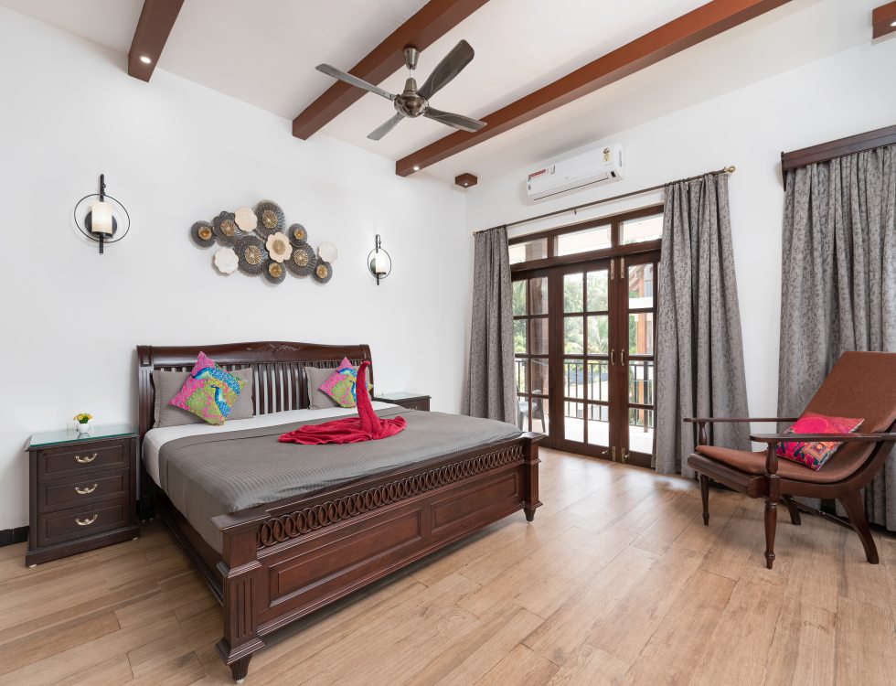 Bedroom Luxury Balinese Villa In Calangute